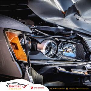 Used car that's been in an accident - pre purchase car inspection, Melbourne