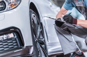 A Man Write Pre-Purchase Inspection Write off Vehicle